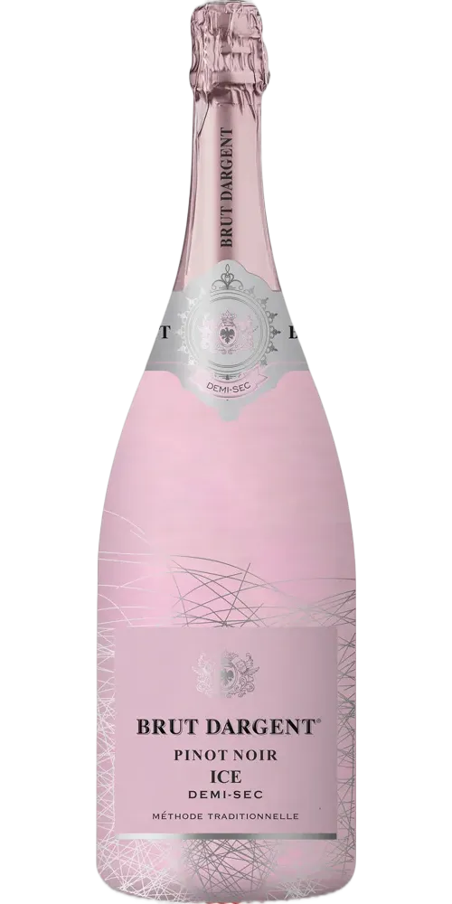 Maison du Vigneron Brut Dargent Crémant du Jura AOC Rosé Demi-Sec Millésimé Magnum