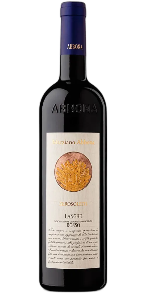 Marziano Abbona Langhe DOC Rosso Zero Solfiti